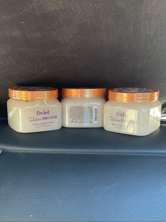 TREE HUT Other - TREE HUT Tahitian Vanilla Bean Shea Sugar Scrub (ALL 3) NEW/Sealed 18oz full sz